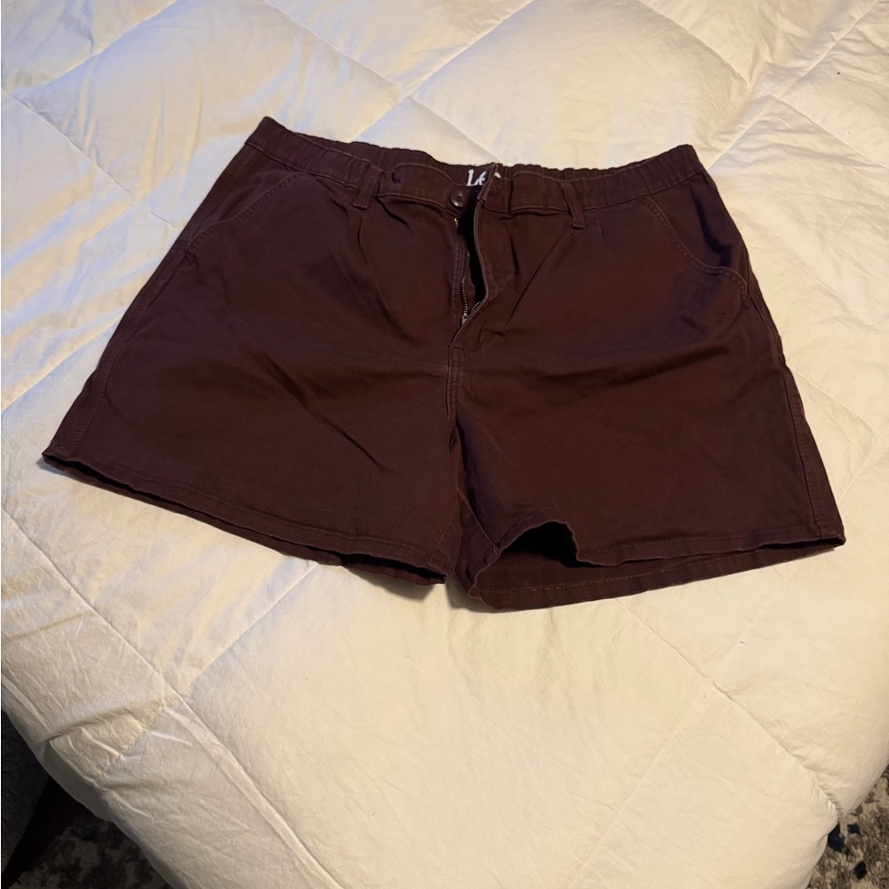 Lee Women's Dark Brown Cargo Shorts